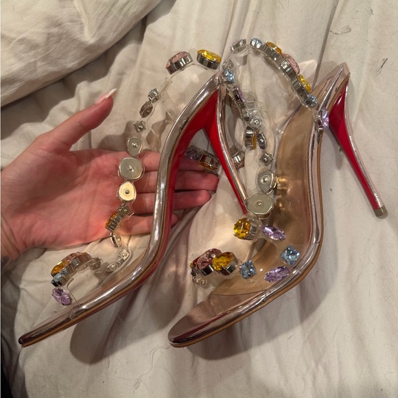 Christian Louboutin Rosa Z Jewel Heels - Picture 3 of 6